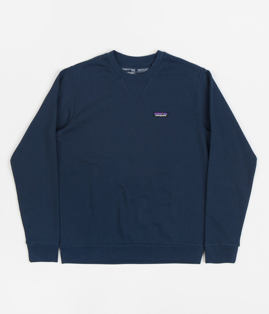 Patagonia Regenerative Organic Crewneck Sweatshirt Tidepool Blue Always in Colour