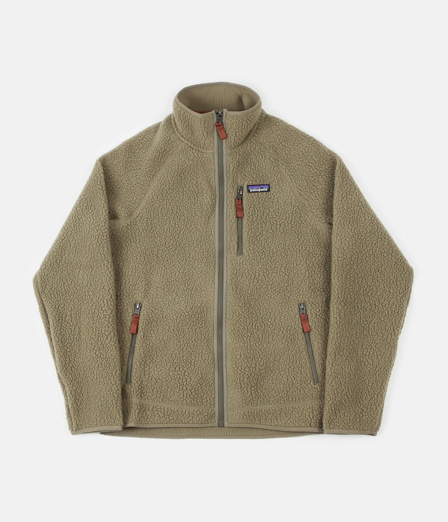 Patagonia men's retro pile fleece jacket sage khaki store