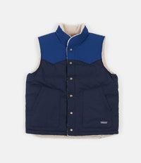 Patagonia Reversible Bivy Down Vest - New Navy thumbnail
