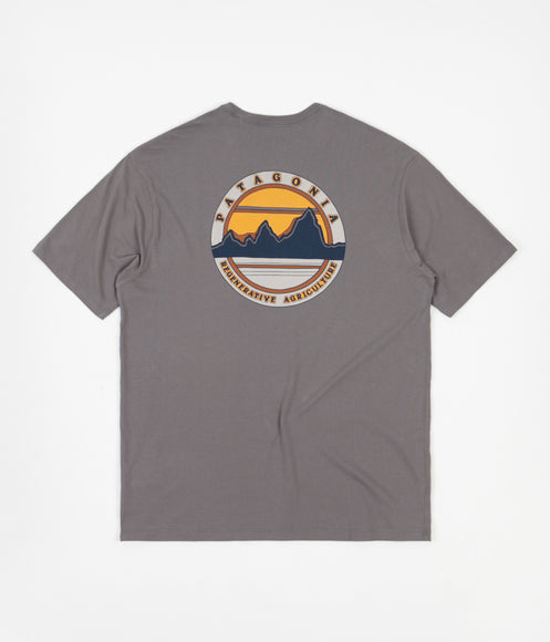 Patagonia Road To Regenerative Pocket T-Shirt - Noble Grey