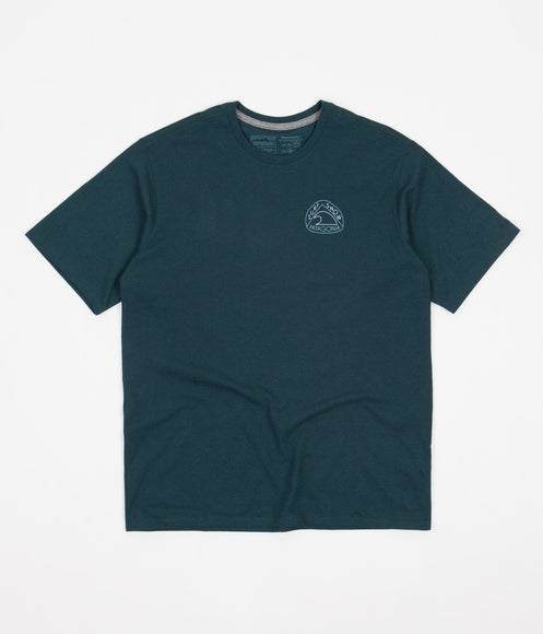 Patagonia Surf Snow Responsibili-Tee T-Shirt - Dark Borealis Green