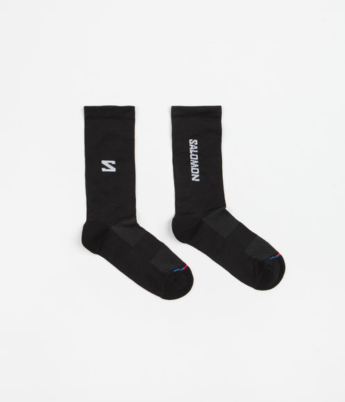 Salomon 365 Crew Socks - Black / White