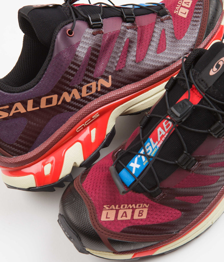 Salomon XT-4 Shoes - Bitter Chocolate / Mocha Mousse / Fiery Red ...