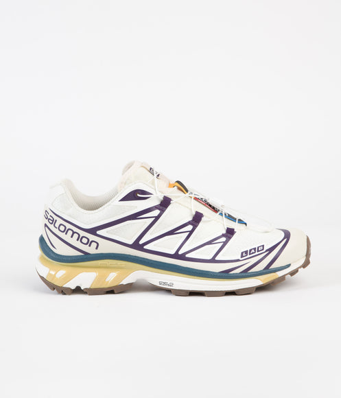 Salomon XT-6 Shoes - Vanilla / Rainy Day / Grape