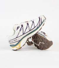 Salomon XT-6 Shoes in Vanilla and Rainy Day / Grape thumbnail