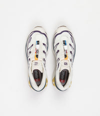 Salomon XT-6 Shoes in Vanilla and Rainy Day / Grape thumbnail