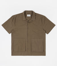 Satta Camp Shirt in Dark Olive thumbnail