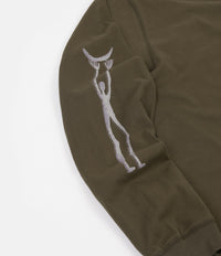 Satta Sol O' Moon Long Sleeve T-Shirt in Charcoal thumbnail