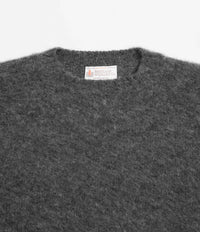 Shetland Woollen Co. Shaggy Crewneck Sweatshirt - Heron thumbnail