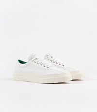 Stepney Workers Club Dellow Canvas Shoes in White and Green thumbnail