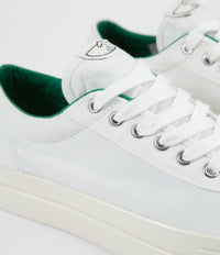 Stepney Workers Club Dellow Canvas Shoes in White and Green thumbnail