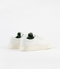 Stepney Workers Club Dellow Canvas Shoes in White and Green thumbnail