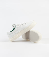 Stepney Workers Club Dellow Canvas Shoes in White and Green thumbnail