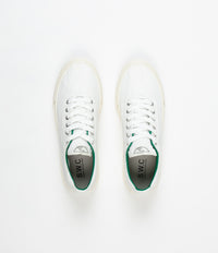 Stepney Workers Club Dellow Canvas Shoes in White and Green thumbnail