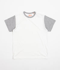 Sunray Sportswear La'ie T-Shirt in Off White and Hambledon Grey thumbnail