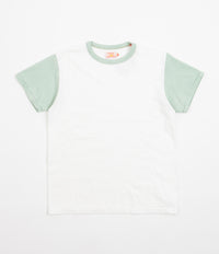 Sunray Sportswear La'ie T-Shirt in Off White and Sage thumbnail