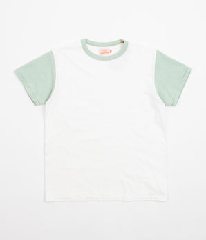Sunray Sportswear La'ie T-Shirt - Off White / Sage