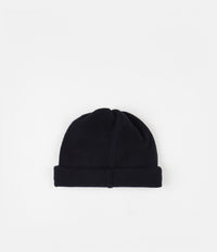 Tender Type 837 Large Drawn Knitted Hat - Navy Cold Felted Lambswool thumbnail