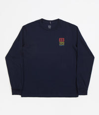 Topo Designs Large Logo Long Sleeve T-Shirt - Navy thumbnail