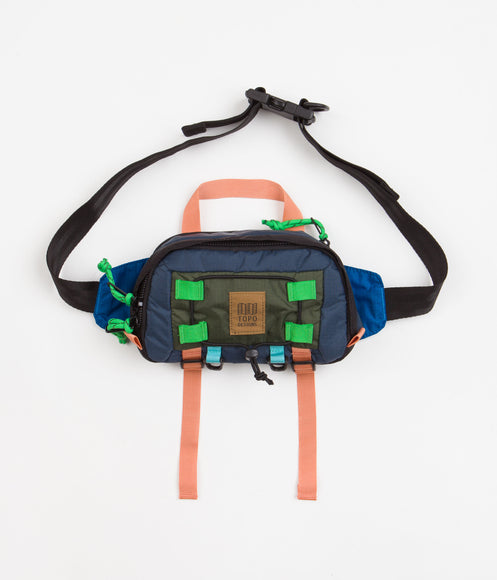 Topo Designs Mountain Hip Pack - Olive / Pond Blue