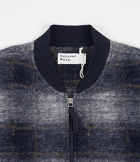 Universal Works Austin Wool Fleece Waistcoat in Navy thumbnail