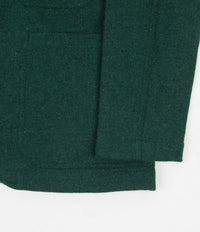 Universal Works Lightweight Norfolk Bakers Jacket - Green Harris Tweed thumbnail