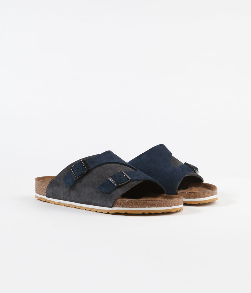 Universal Works x Birkenstock Zurich Sandals - Navy / Slate Suede