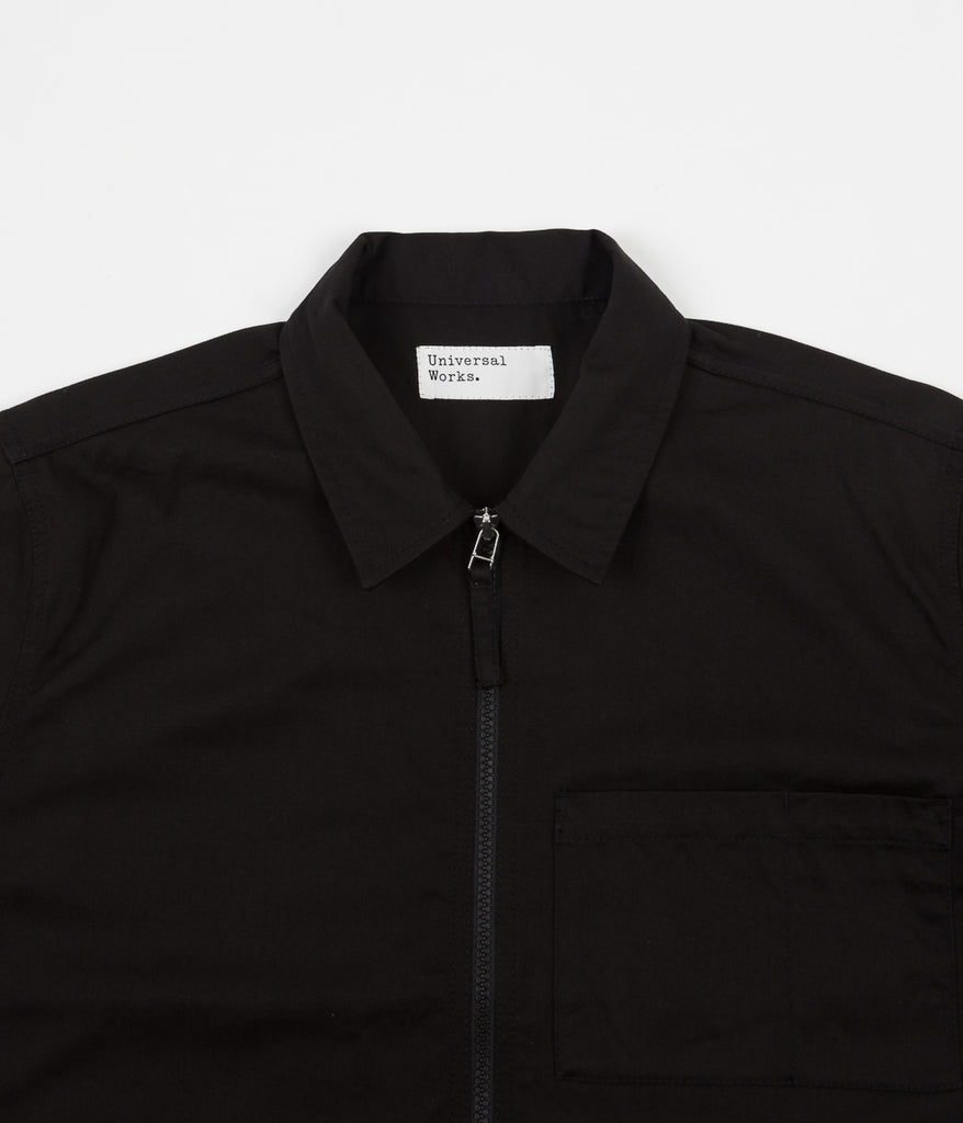 Universal Works Zip Uniform Jacket Black Always in Colour