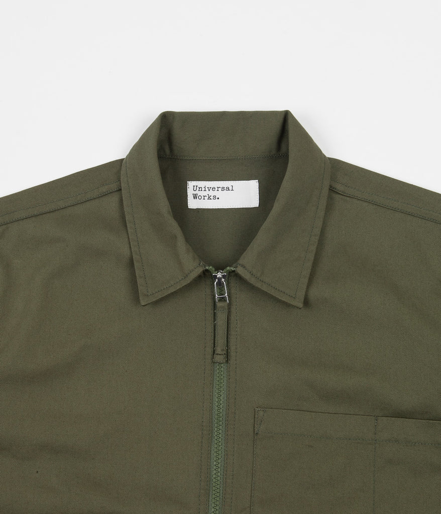 Universal Works Zip Uniform Jacket Light Olive Always in Colour