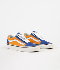 Vans Old Skool 36 DX Anaheim Factory Shoes in OG Blue and OG Gold thumbnail