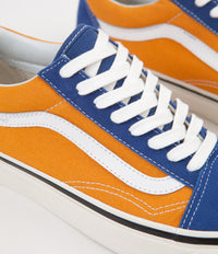Vans Old Skool 36 DX Anaheim Factory Shoes in OG Blue and OG Gold thumbnail