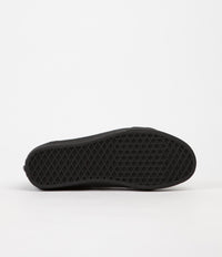 Vans Old Skool V Mono Leather Shoes in Black thumbnail