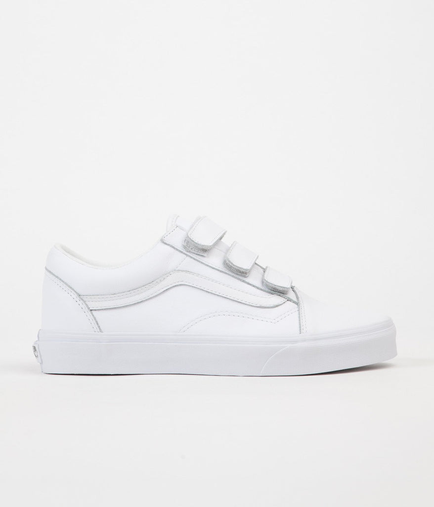 Velcro vans cheap white