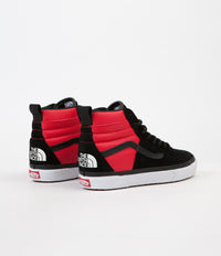 Vans X The North Face Sk8-Hi 46 MTE DX Shoes in Black and Red thumbnail