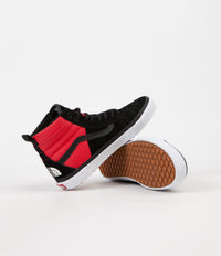 Vans X The North Face Sk8-Hi 46 MTE DX Shoes in Black and Red thumbnail