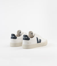 Veja Campo ChromeFree Leather Shoes in White and Nautico thumbnail