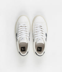 Veja Campo ChromeFree Leather Shoes in White and Nautico thumbnail