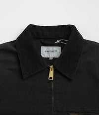 Carhartt Detroit Jacket - Black / Black Stone Canvas thumbnail