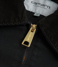 Carhartt Detroit Jacket - Black / Black Stone Canvas thumbnail