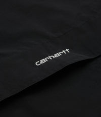 Carhartt Windbreaker Pullover Jacket - Black / White thumbnail