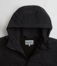 Carhartt Windbreaker Pullover Jacket - Black / White thumbnail