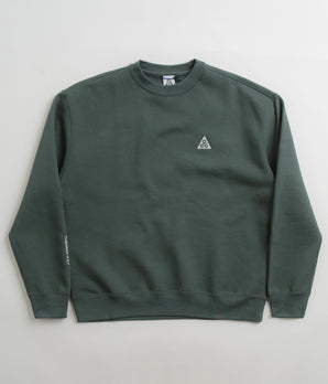 Nike ACG Tuff Fleece Crewneck Sweatshirt - Vintage Green / Vintage Green / Summit White