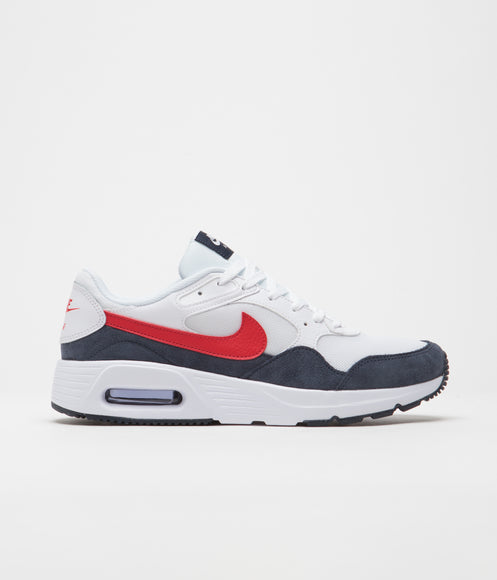 Nike Air Max SC Shoes - White / University Red - Obsidian