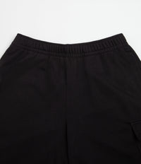 Nike Club Terry Cargo Shorts - Black / Black / White thumbnail