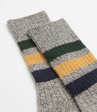 RoToTo Striped Socks - Dark Grey thumbnail