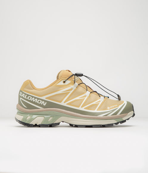 Salomon XT-6 GTX Shoes - Antelope / Icicle / Portabella