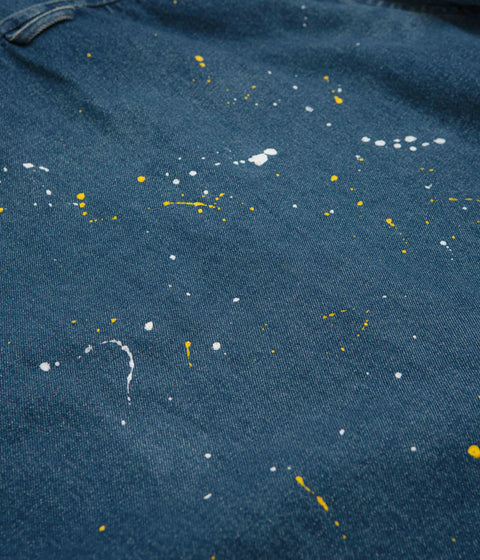 A.P.C. Basile Overshirt in Washed Indigo