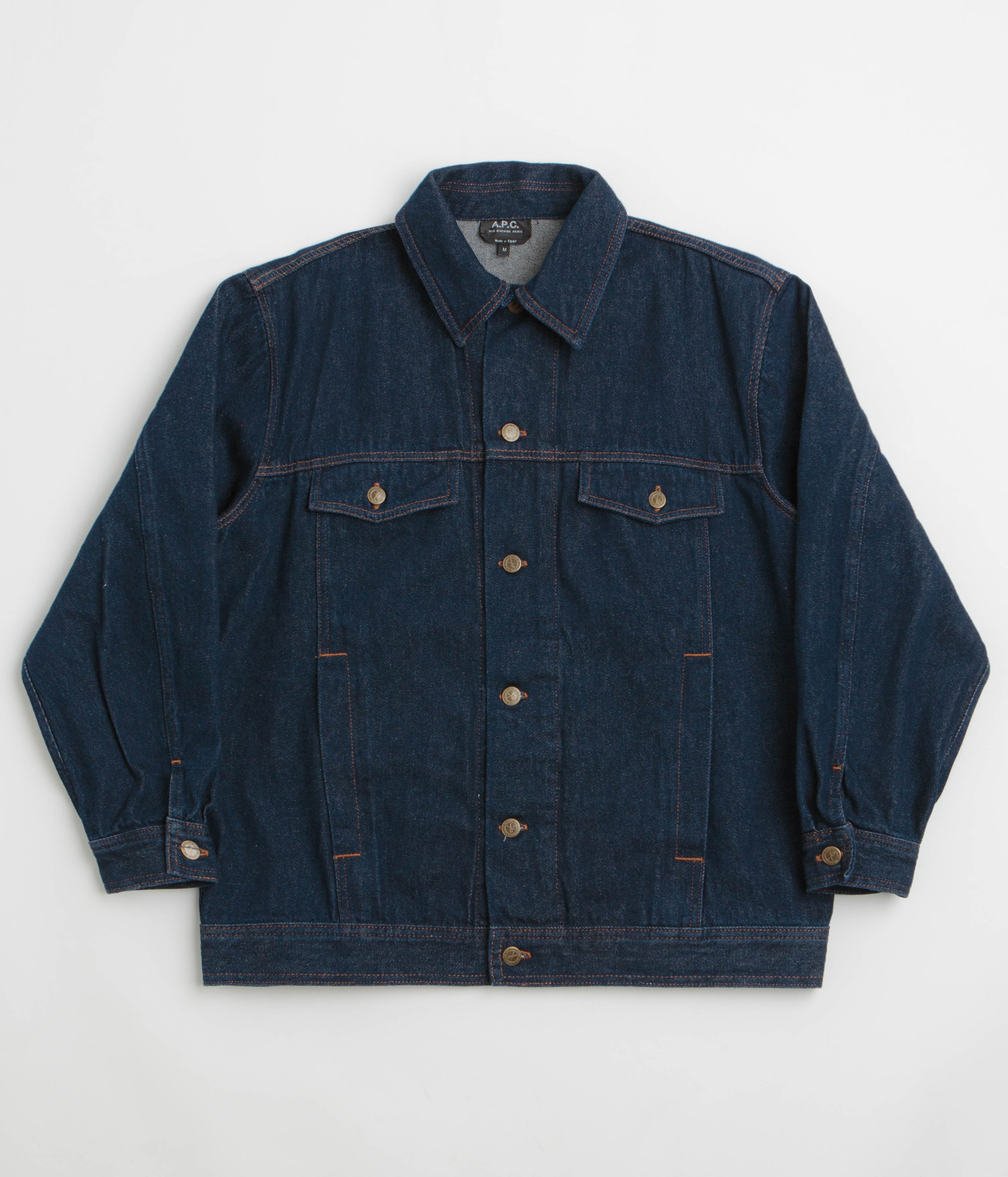 ジャケット・アウター A.P.C. collarless denim jaket M アーペーセー A.P.C. COZZK H02223 ジャケット メンズ アウター