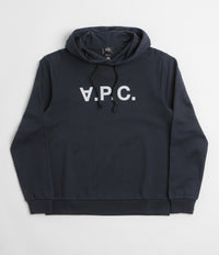 A.P.C. Grand VPC Hoodie - Dark Navy / Ecru thumbnail