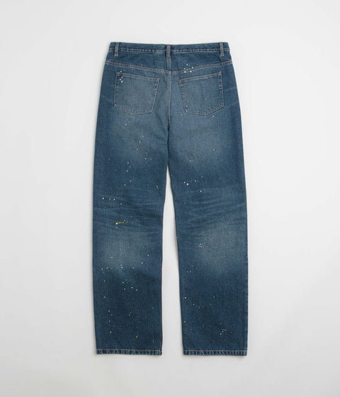 A.P.C. Relaxed H Jeans in Washed Indigo